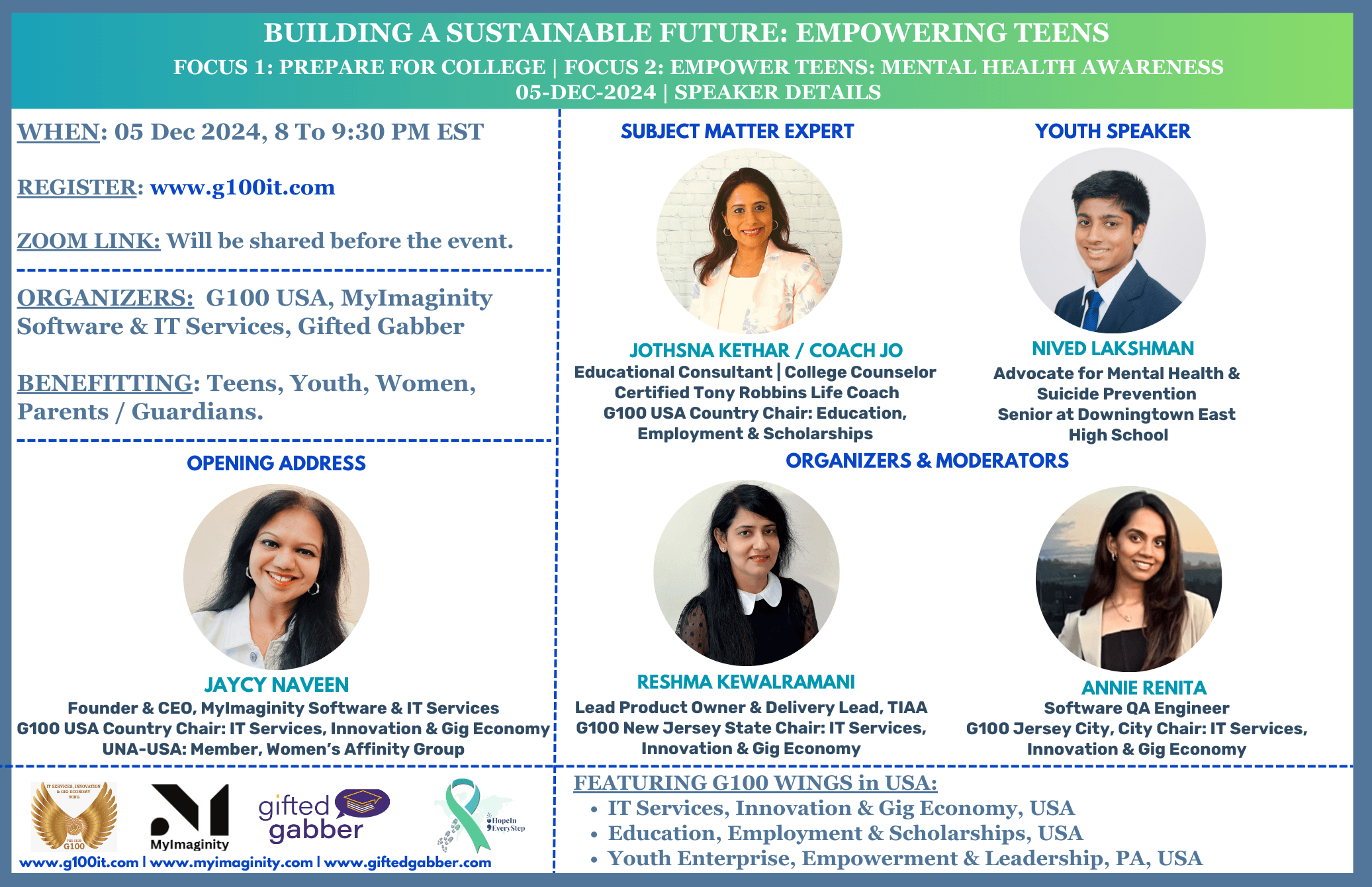 Building a Sustainable Future: Empowering Teens | 05-Dec-2024